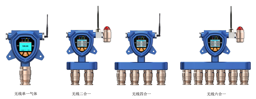 無線復合型氧代雙甲烷氣體檢測儀探頭